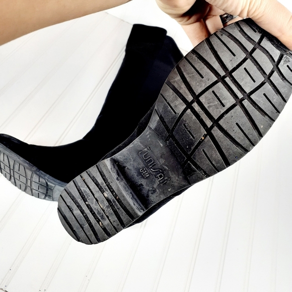 Unisa UnGillean Black Knee High Boots - Picture 10 of 11